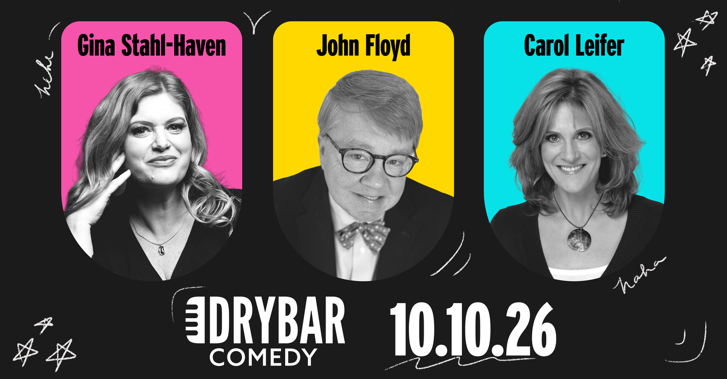 Sat Oct 10th - Gina Stahl-Haven, John Floyd, and Jared Waters