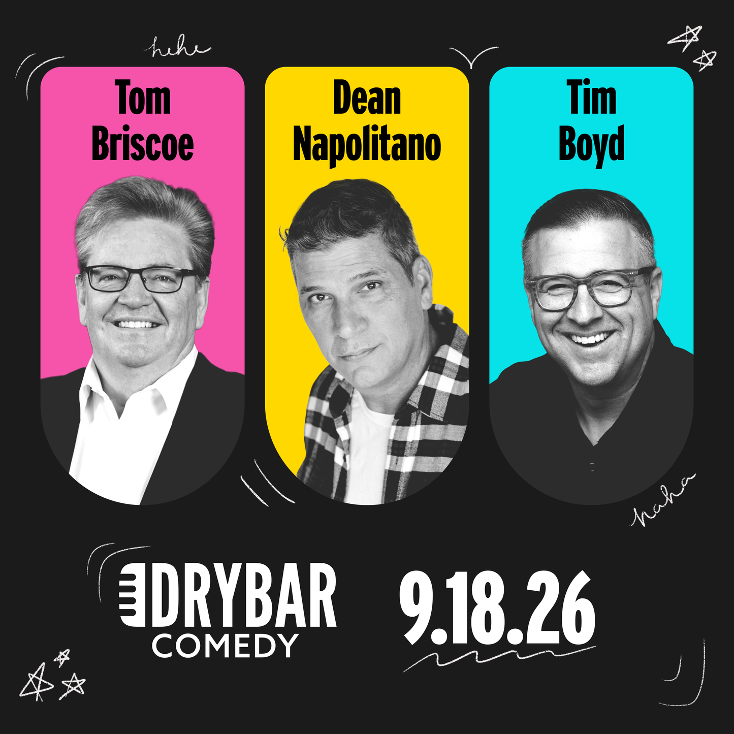 Fri Sept 18th - Tom Briscoe, Dean Napolitano and Tim Boyd