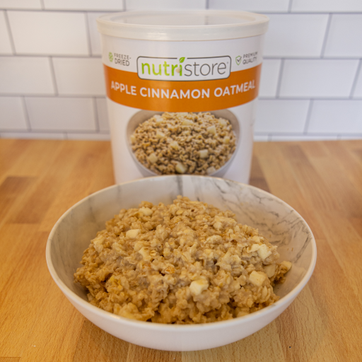 Apple Cinnamon Oatmeal Freeze Dried - #10 Can - Meals