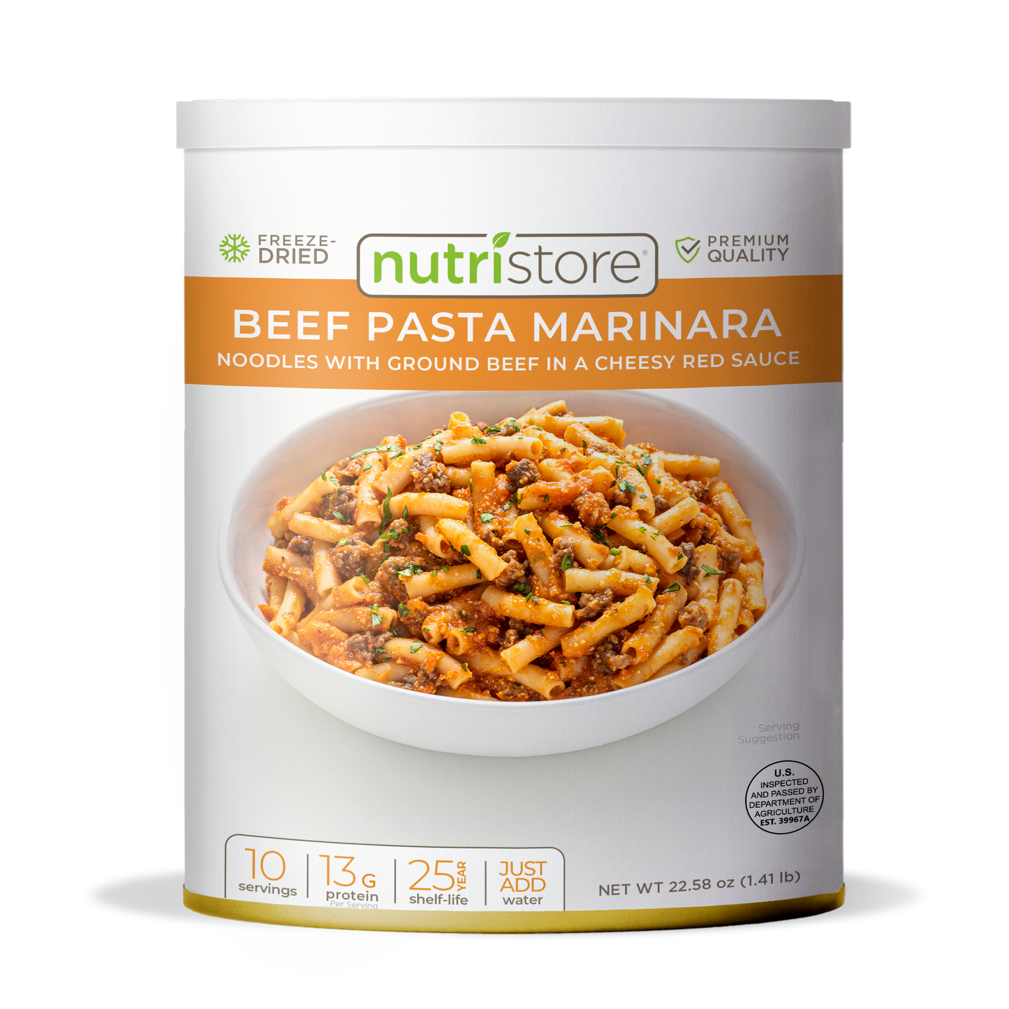Beef Pasta Marinara - #10 Can - #10 Can - Meals