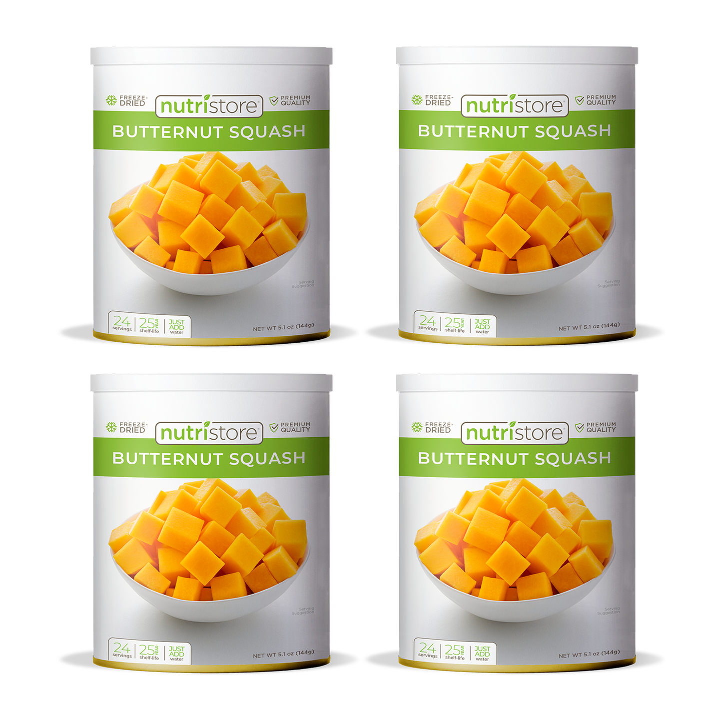 Butternut Squash Freeze Dried - #10 Can - 4-Pack - Canned & Jarred Vegetables