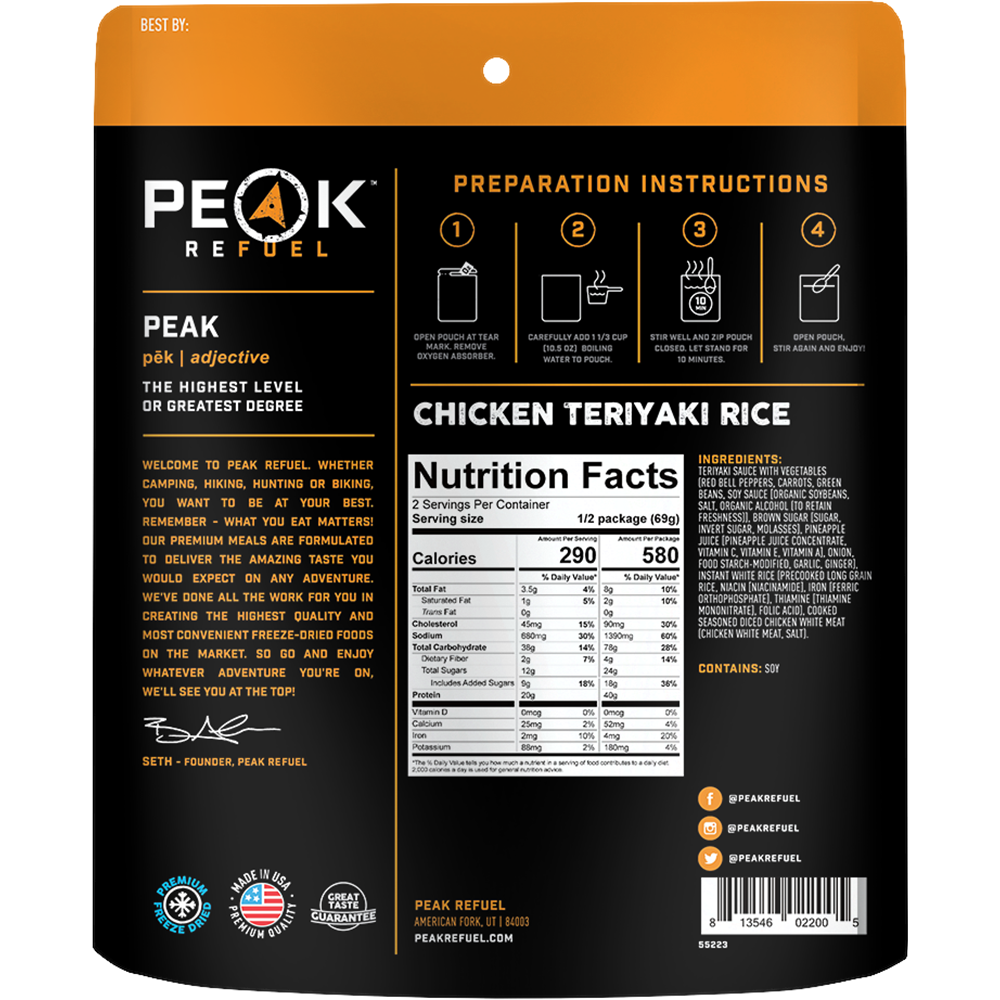 Chicken Teriyaki Rice - Meals