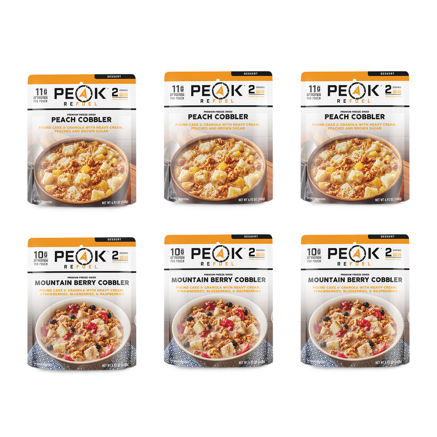 Dessert Cobbler Variety Pack - Packs