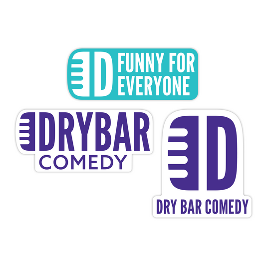 Dry Bar Comedy Sticker Pack - Stickers