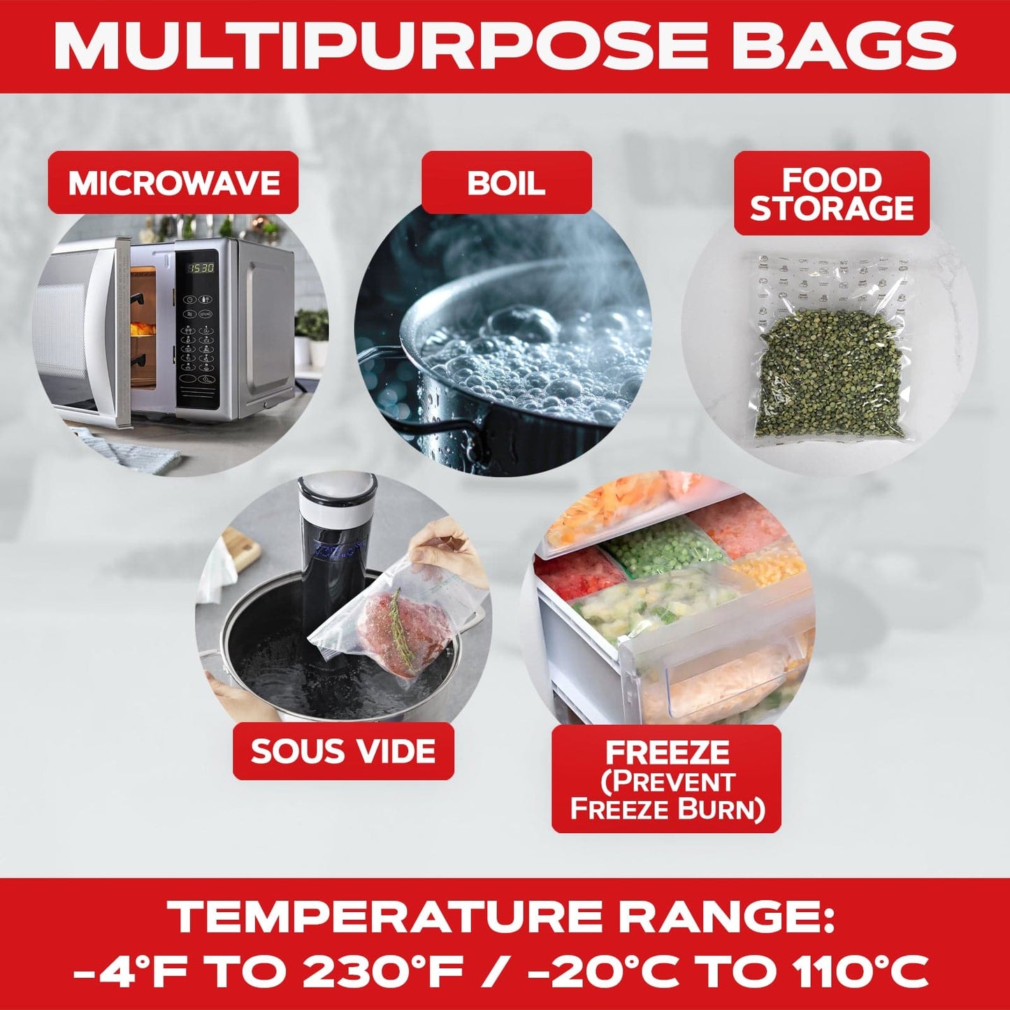 Forjars® Vacuum Sealer Roll (11-inch) - Vacuum Sealer Bags