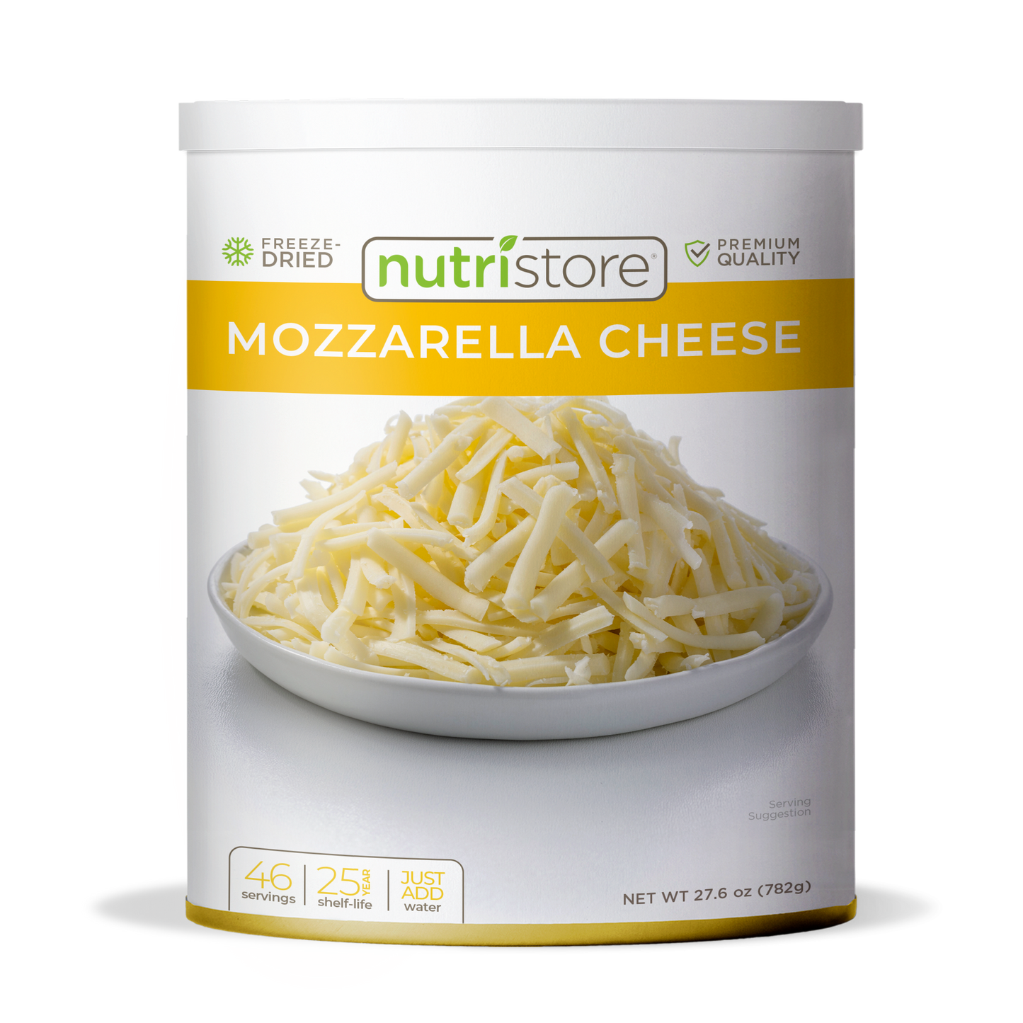 Mozzarella Cheese Freeze Dried - #10 Can - #10 Can - Dairy