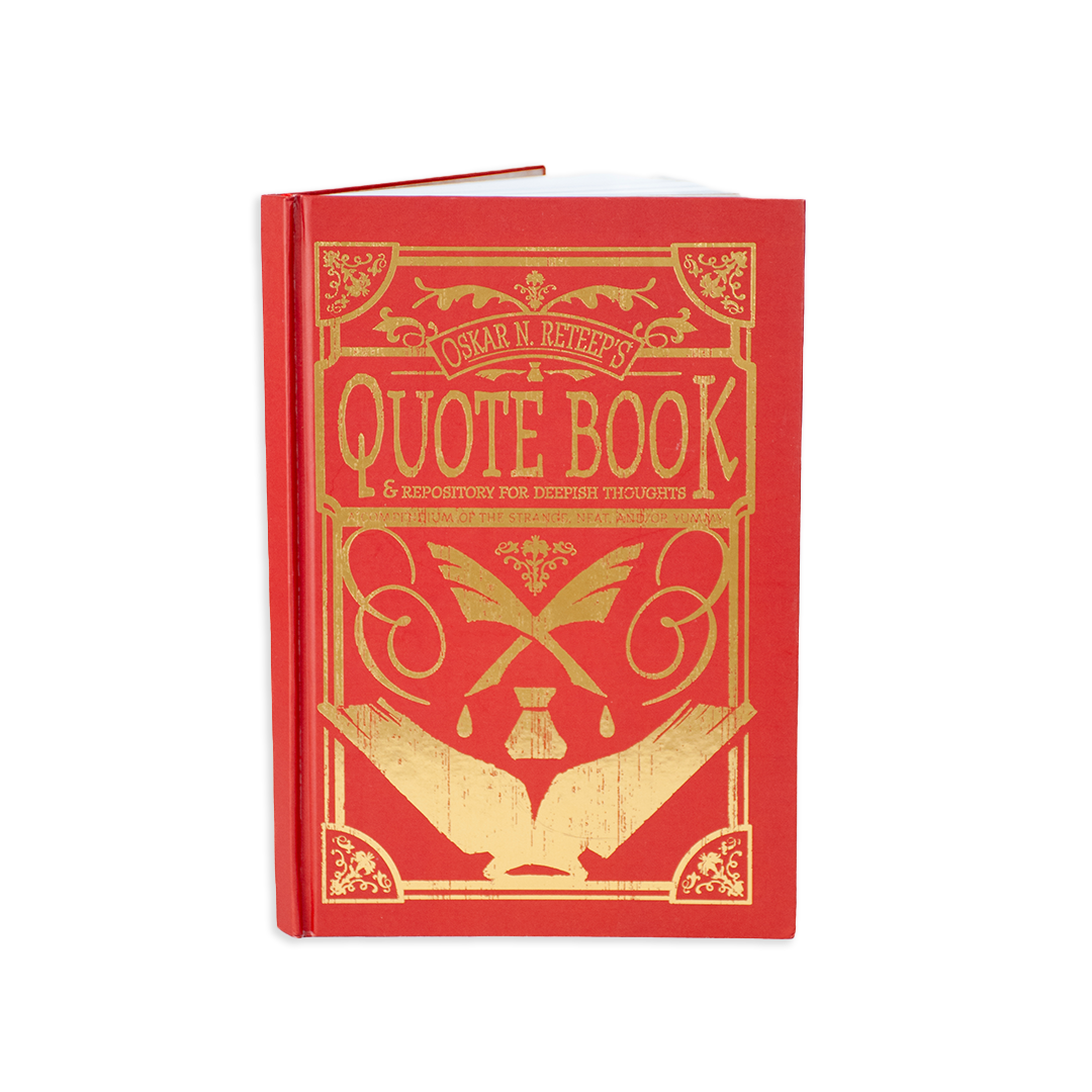 Oskar’s Quote Book Journal - Journals