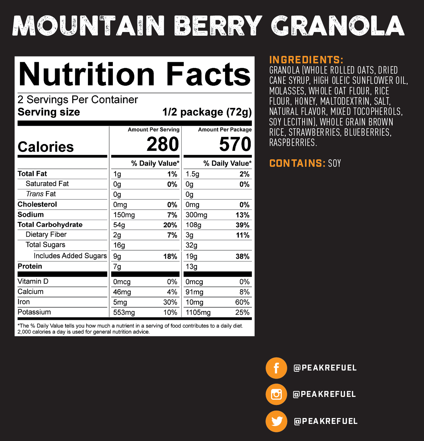 Peak Breakfast Pack 2.0 - Packs