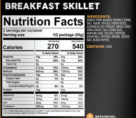 Peak Breakfast Pack 2.0 - Packs