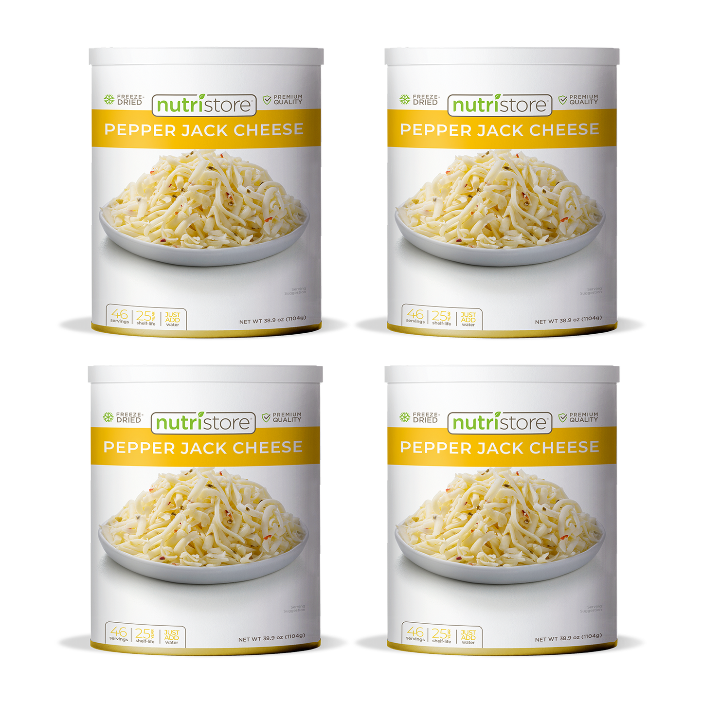 Pepper Jack Cheese Freeze Dried - #10 Can - 4-Pack - Dairy