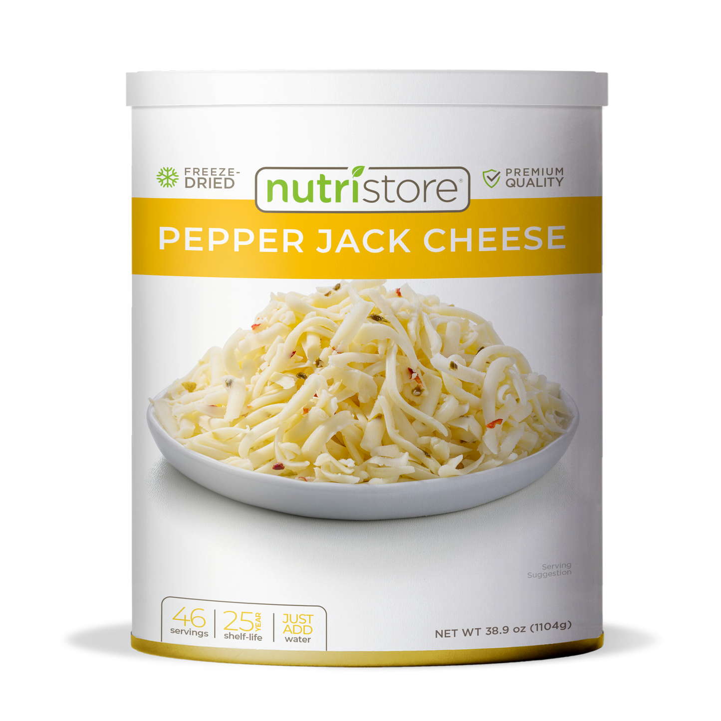 Pepper Jack Cheese Freeze Dried - #10 Can - #10 Can - Dairy
