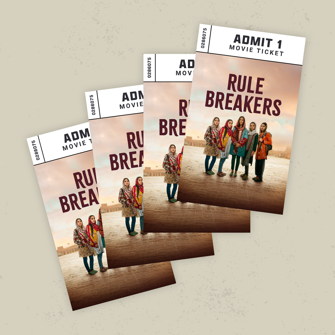 Rule Breakers Pre-order Ticket Pack - 4 Tickets - Ticket