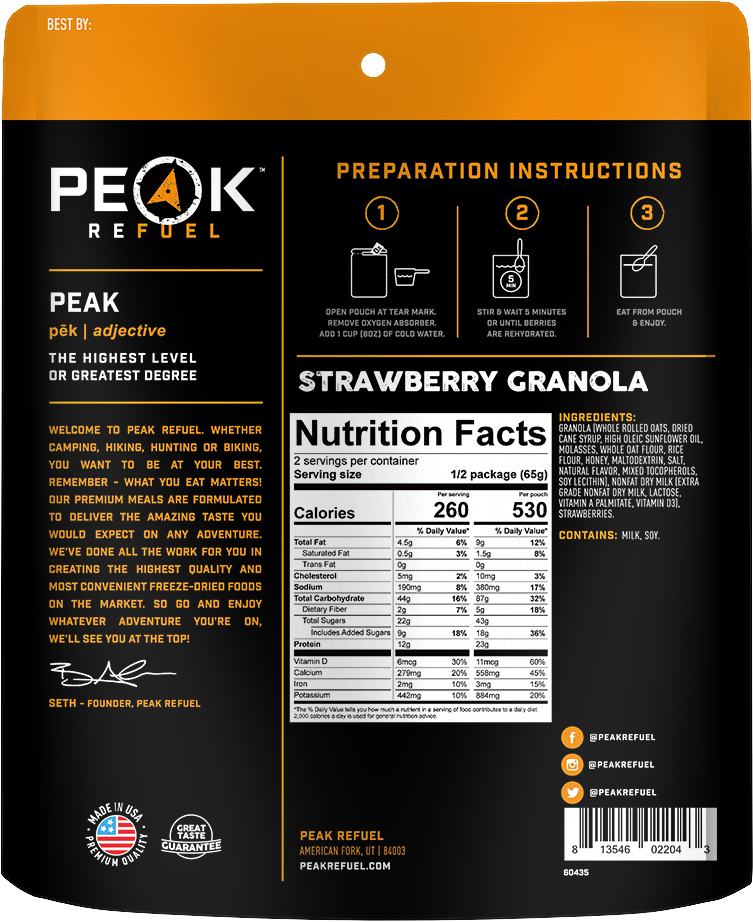 Strawberry Granola - Meals