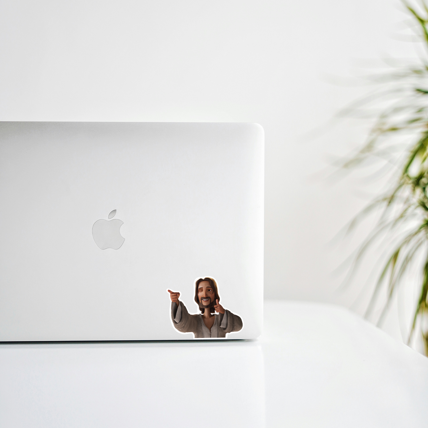 The King of Kings ’Thumbs Up’ Jesus Sticker - Small - 3.5’’ - Stickers