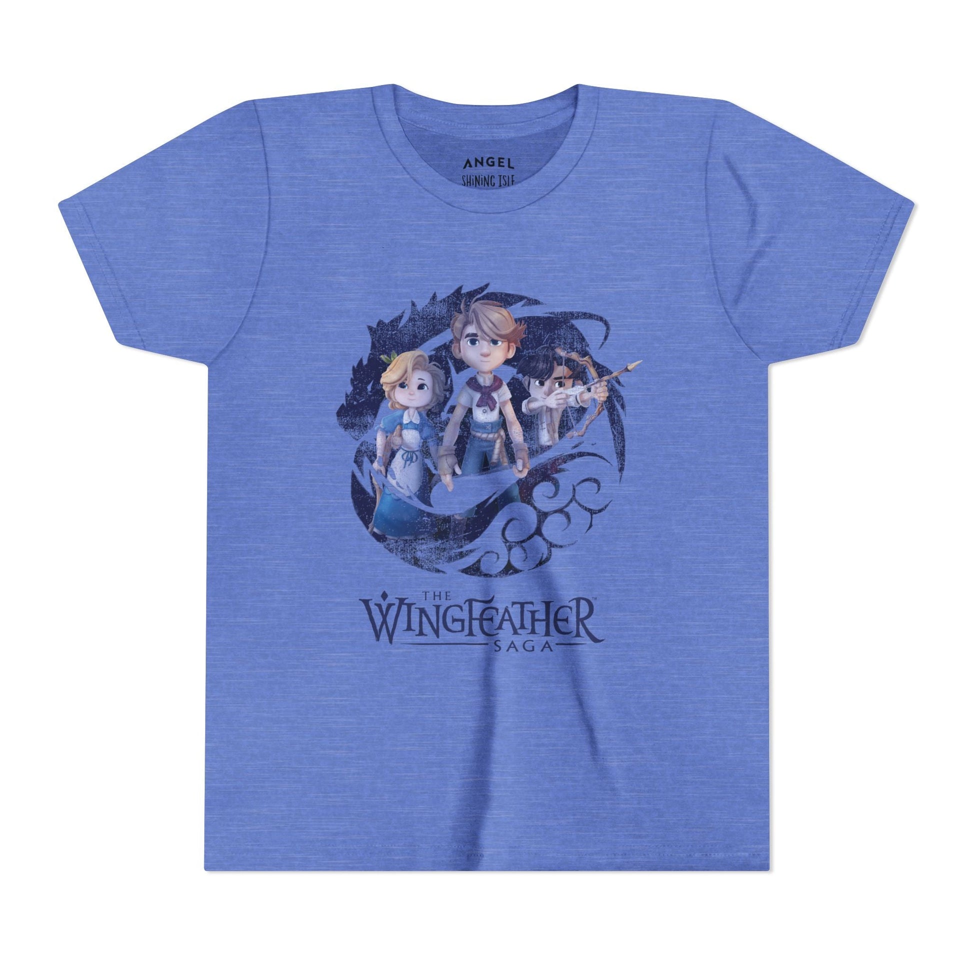 The Wingfeather Saga Kid’s Tee - S / Heather Columbia Blue - Kids clothes