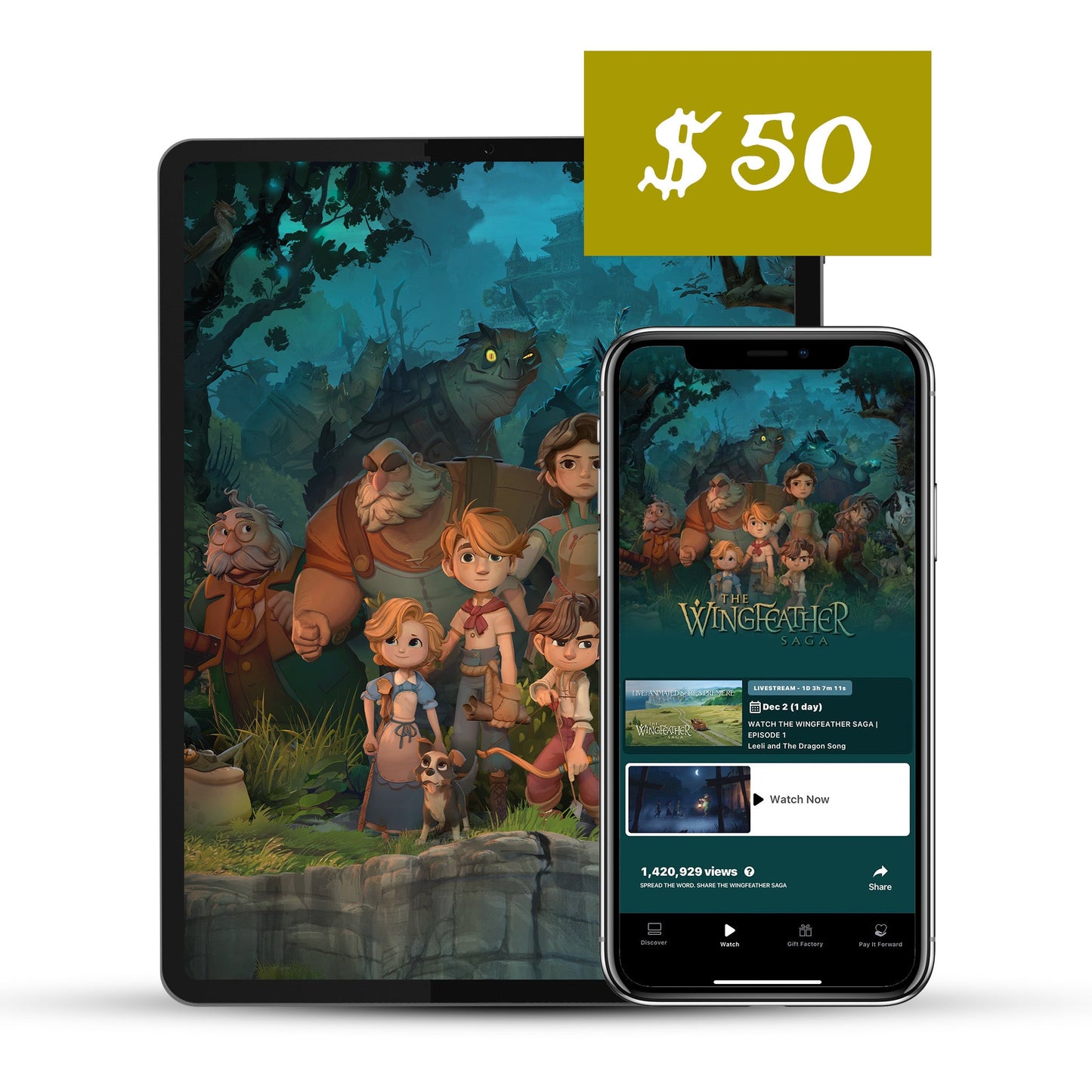 The Wingfeather Saga - Pay It Forward - $50 - PIF