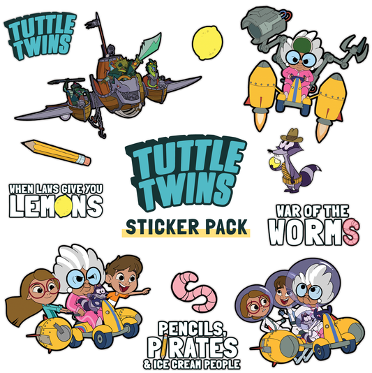 Tuttle Twins Awesome Sticker Pack - Stickers