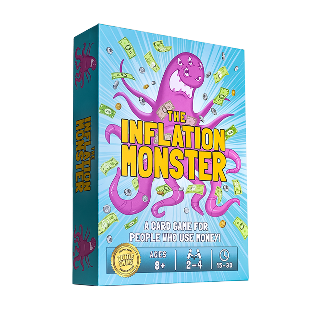 twin monsters Tuttle Twins Inflation Monster Card Game – Angel Studios Gift Factory