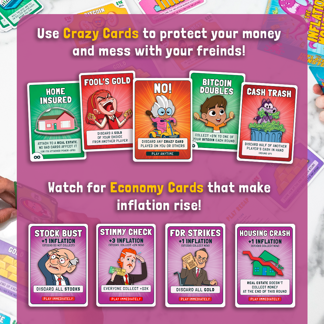 Tuttle Twins Inflation Monster Card Game - Playing Cards