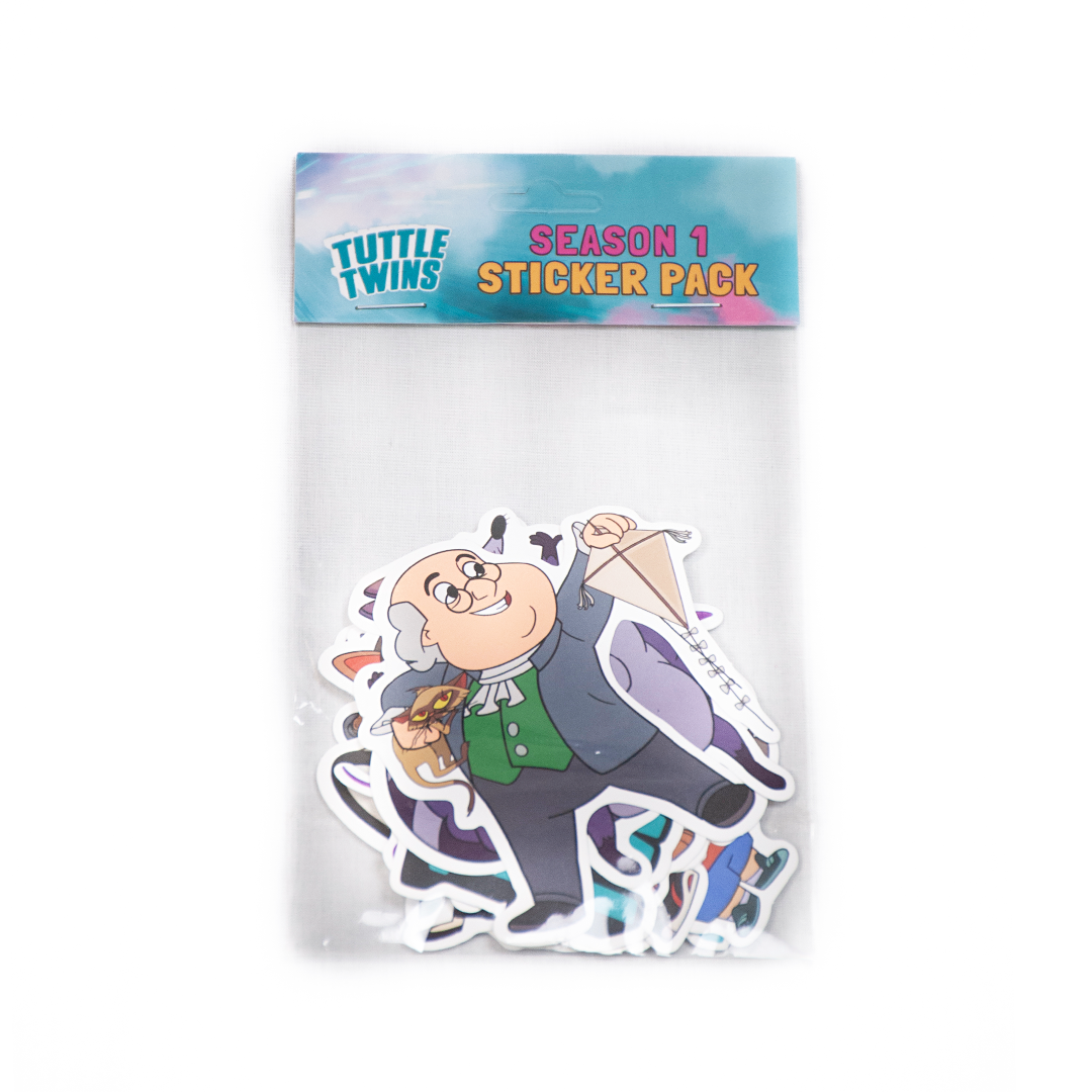 Tuttle Twins Season One Sticker Pack - Stickers