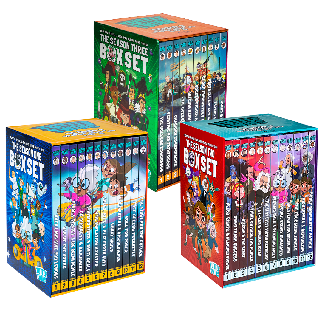 Tuttle Twins Seasons 1 2 & 3 Box Set Bundle