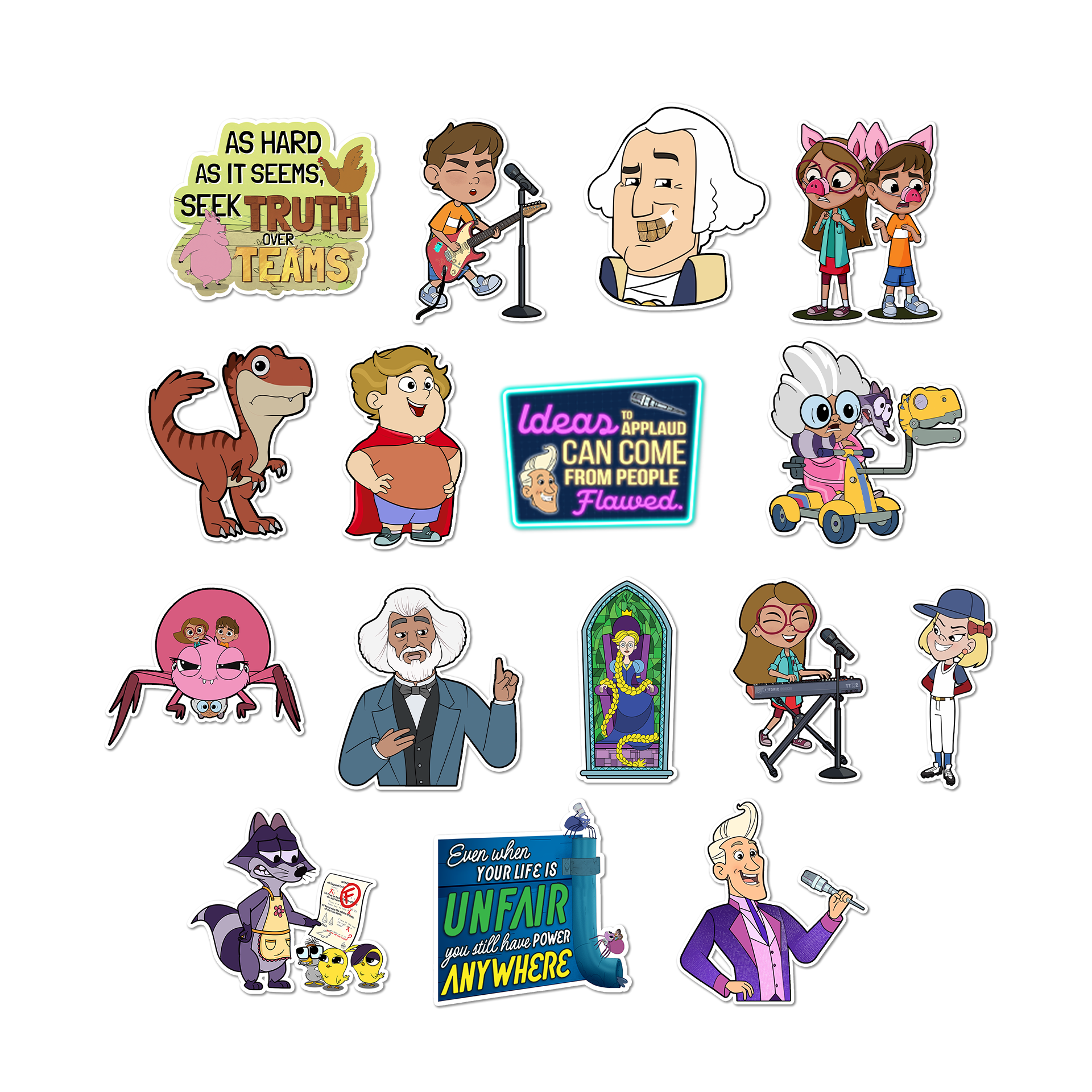 Tuttle Twins Stickers Season Two Episode 4-6 - Stickers