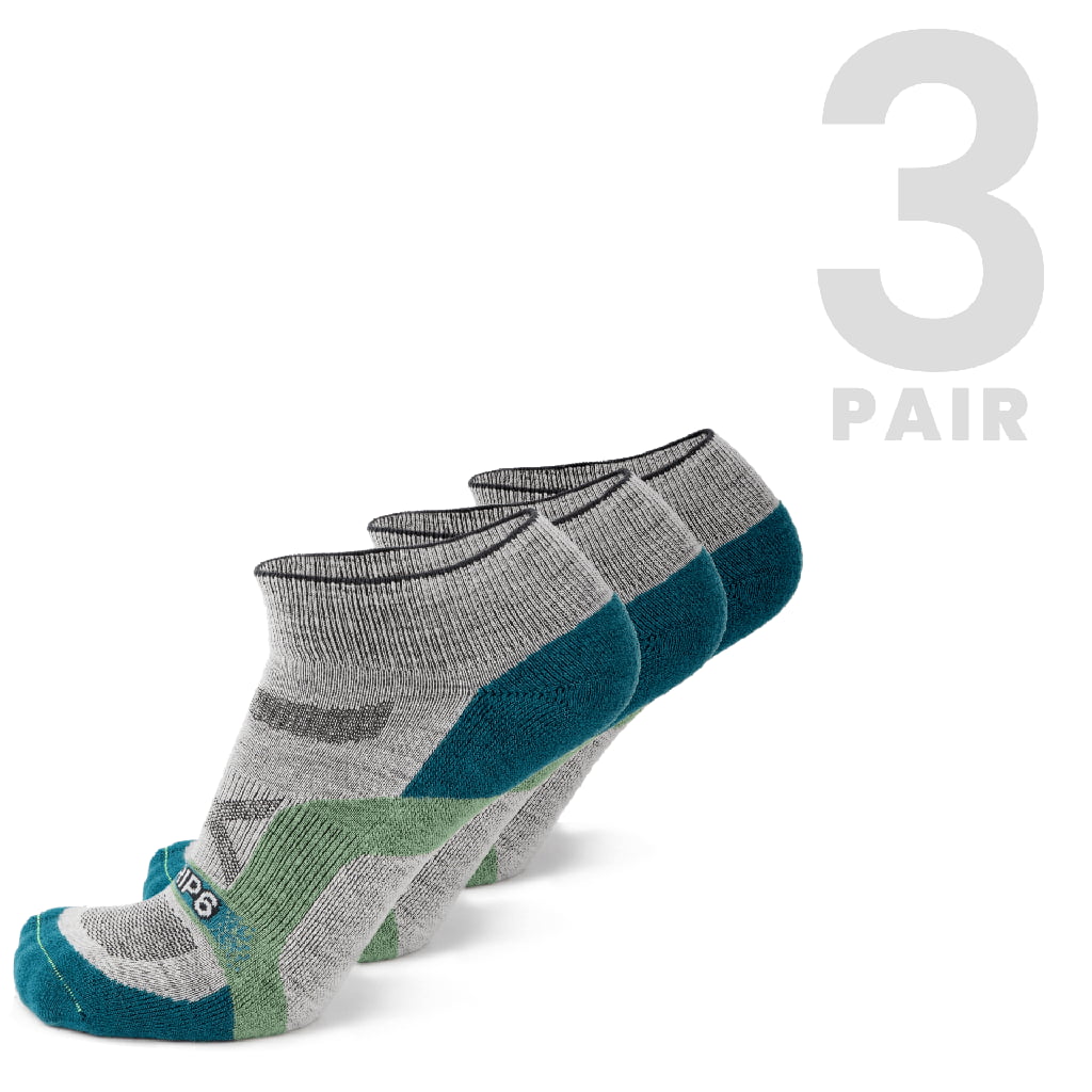 Wool Ankle Sock - Approach Blue - SM / 3 Pack - ankle