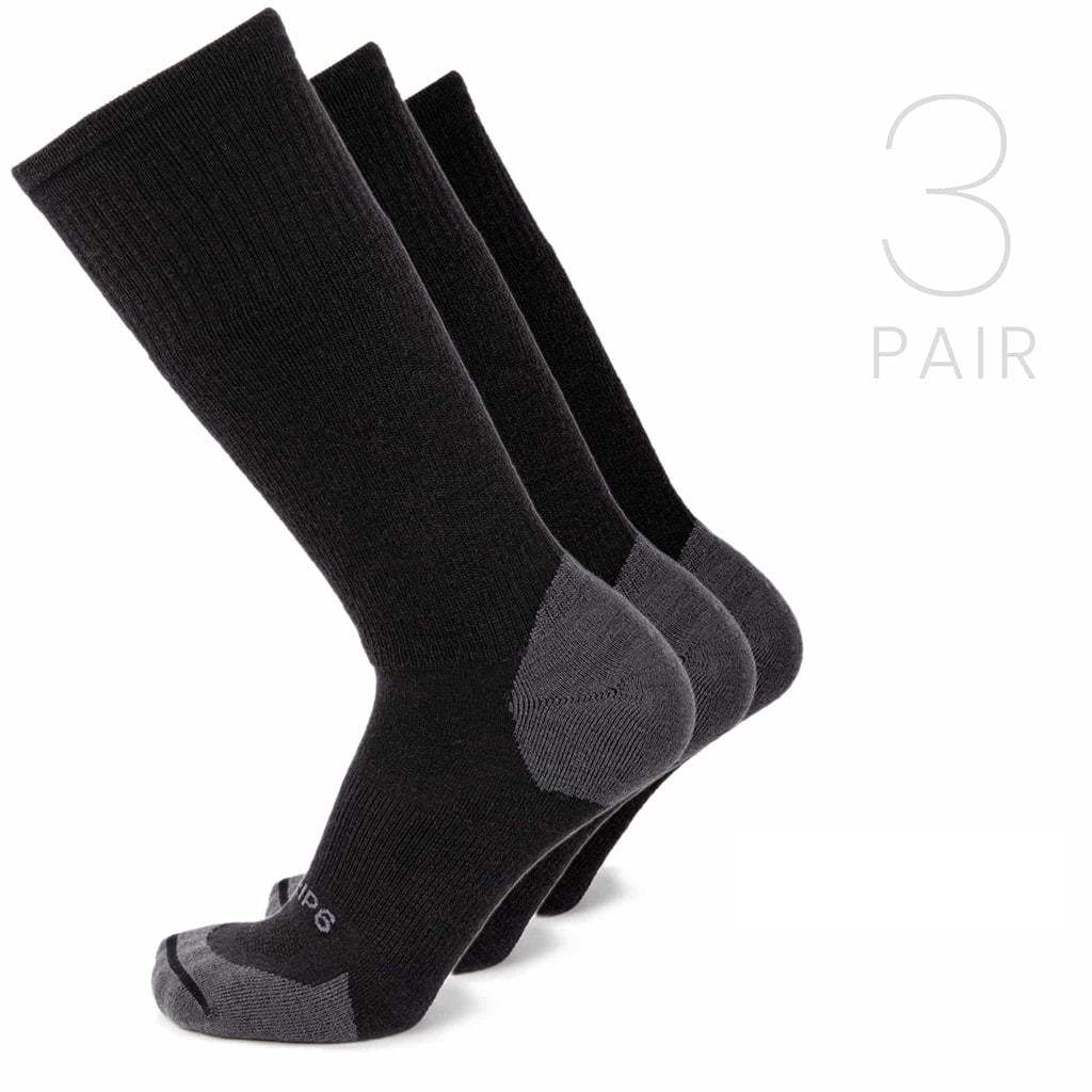 Wool Boot Sock - Black - 3 Pack / SM - Boot