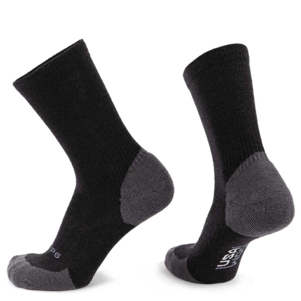 Wool Crew Sock - Everyday Black - Single / SM - Crew