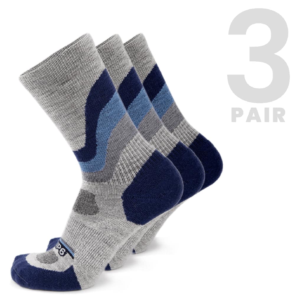 Wool Crew Sock - Overland Blue - Crew
