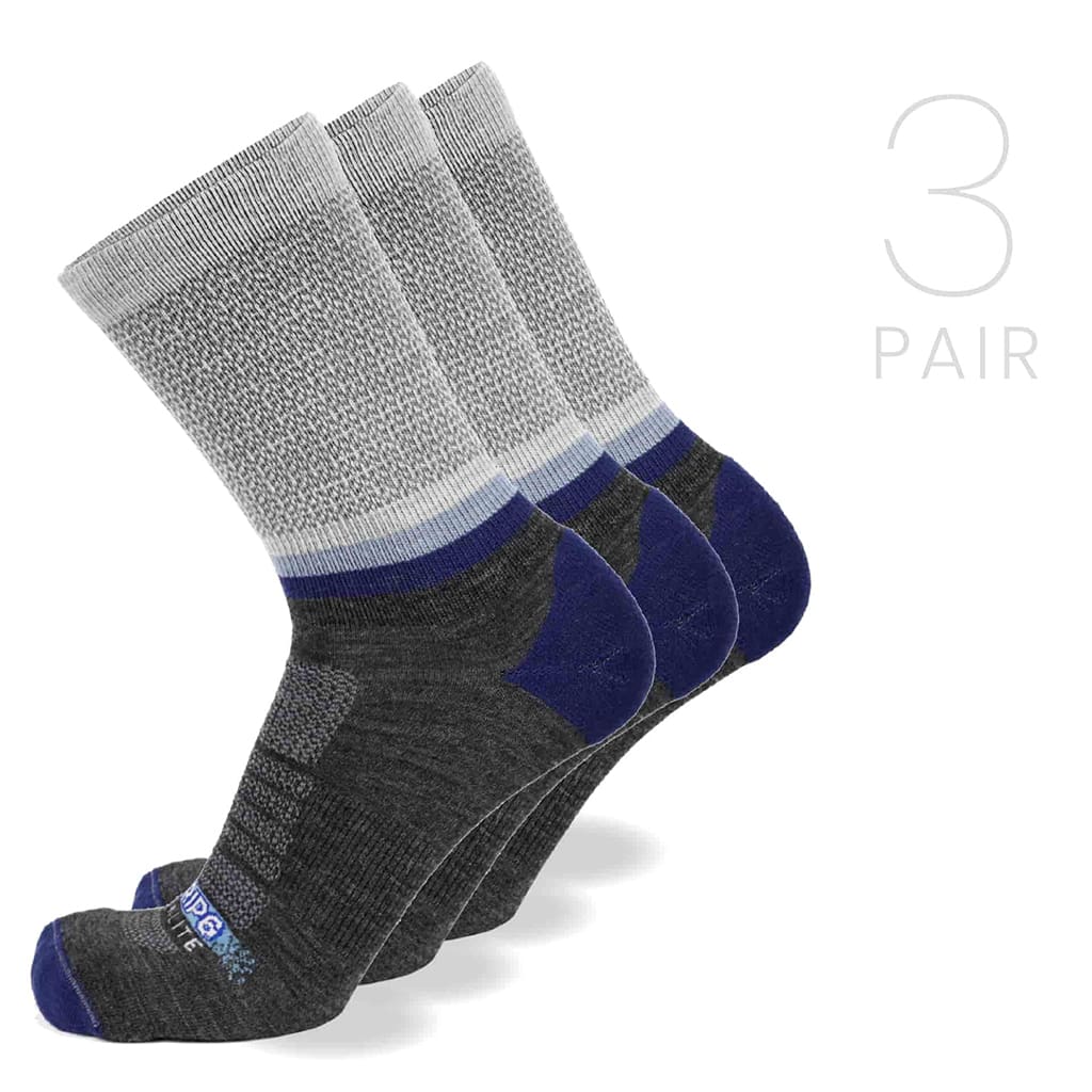 Wool Crew Teklite Ocean Sock - 3 Pack / SM - Crew