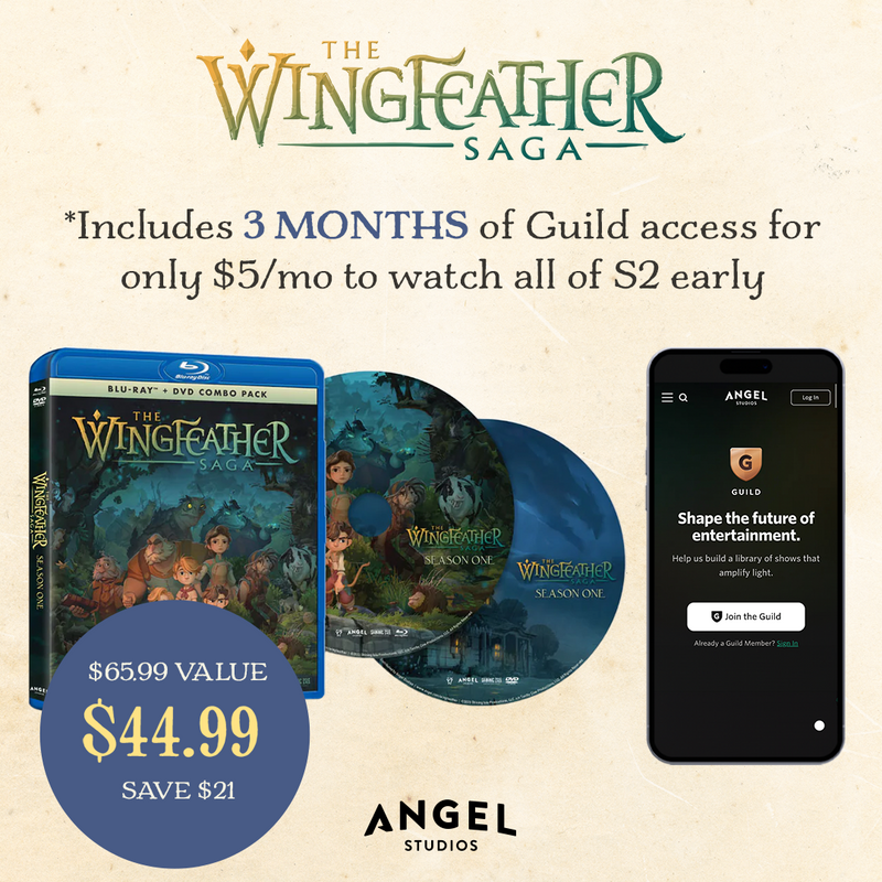 Wingfeather DVD/Blu-ray + Angel Guild Basic Bundle