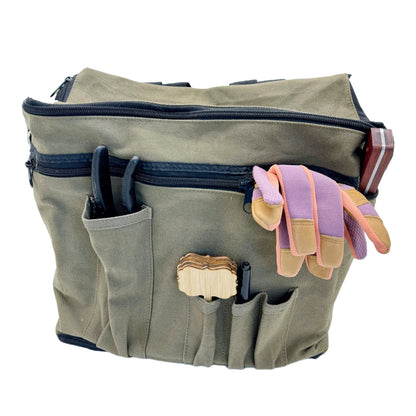 3-in-1 Garden Harvest Forage and Tool Bag Backpack