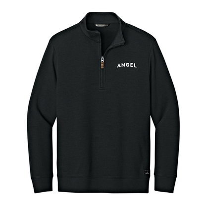 Angel X TravisMathew Men's Waffle 1/4 Zip