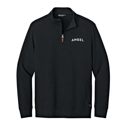 Angel X TravisMathew Men's Waffle 1/4 Zip