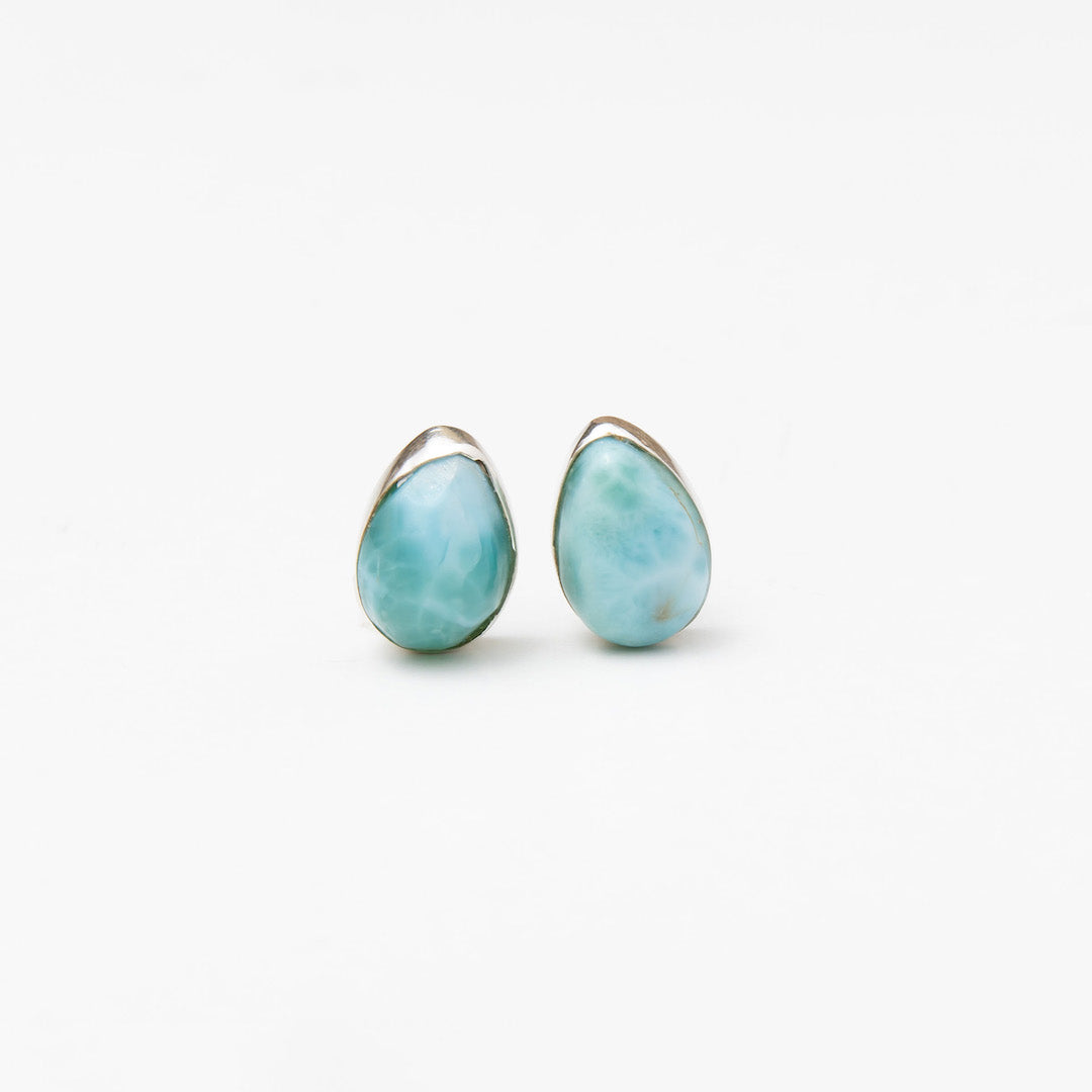 Sound of Freedom Larimar Stone Earrings