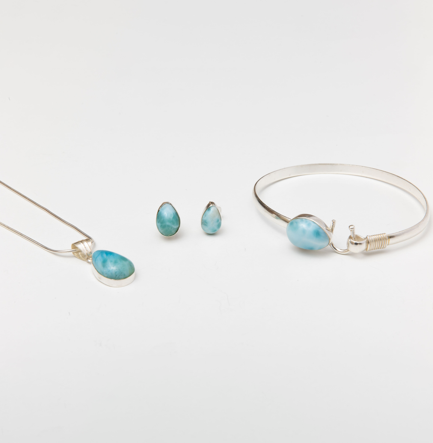 Sound of Freedom Larimar Stone Jewelry Bundle