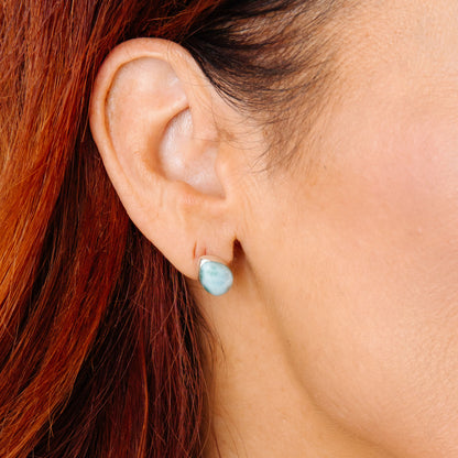 Sound of Freedom Larimar Stone Earrings