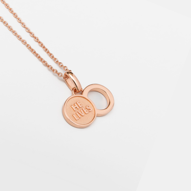 Empty Tomb Necklace Rose Gold - Small