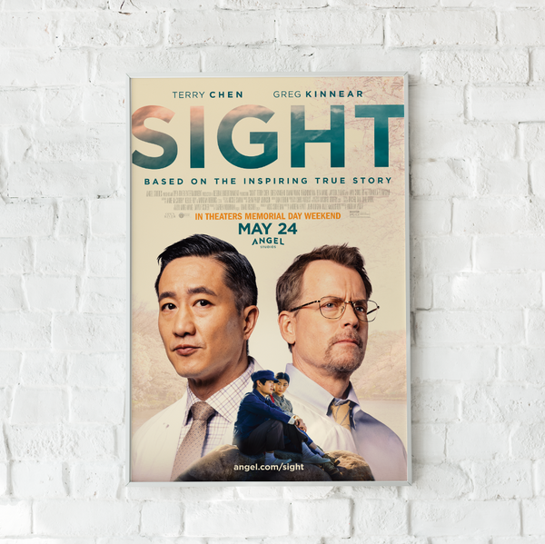 Sight movie poster on the wall