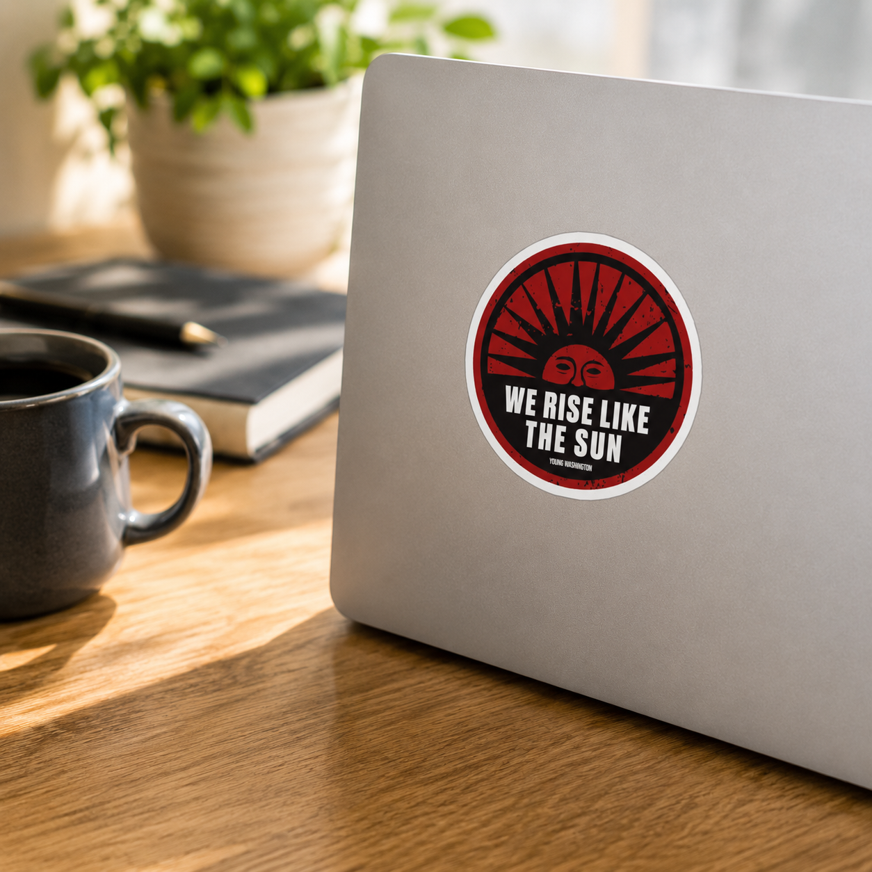 Young Washington - Rise Like the Sun Sticker