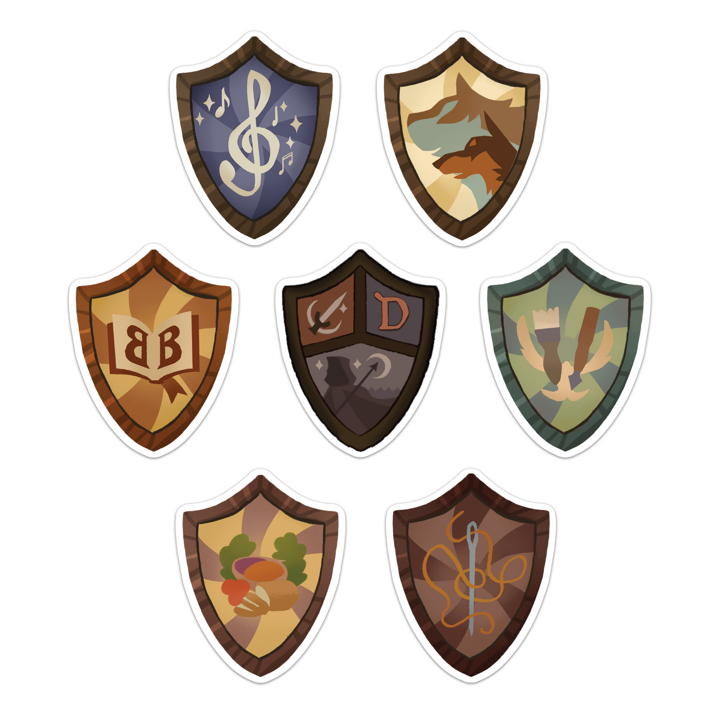 The Wingfeather Saga - Guild Sticker Pack