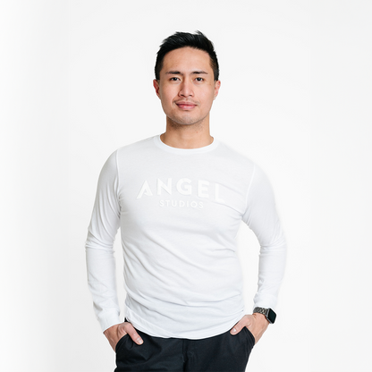 Angel Studios Puff Long Sleeve Shirt - XS / White - Long Sleeves