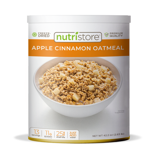 Apple Cinnamon Oatmeal Freeze Dried - #10 Can - #10 Can - Meals