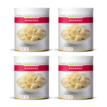 Bananas Freeze Dried - #10 Can - 4-Pack - Fruit