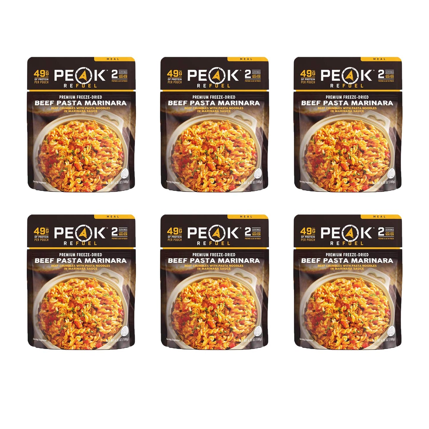 Beef Pasta Marinara - 6-Pack - Meals