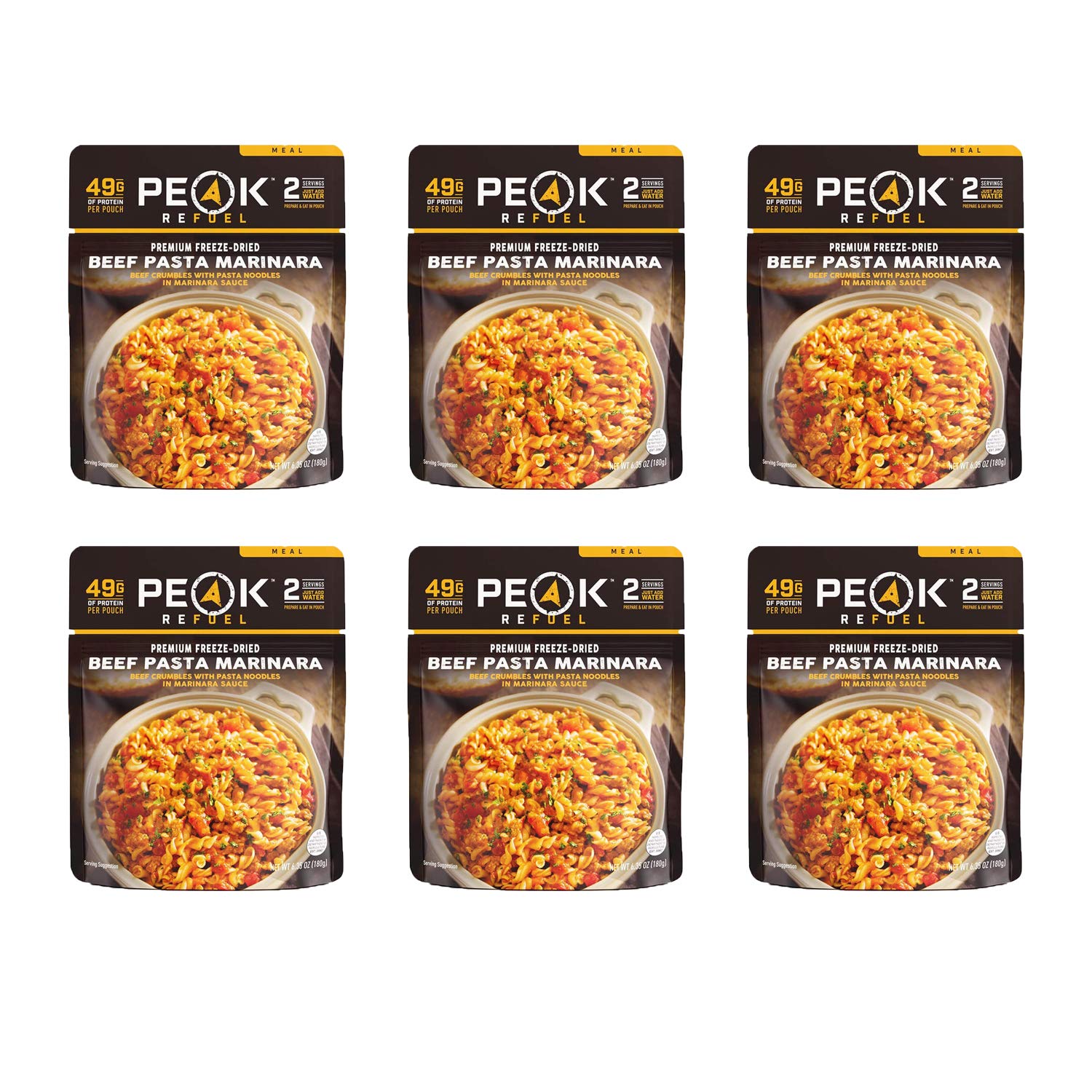 Beef Pasta Marinara - 6-Pack - Meals