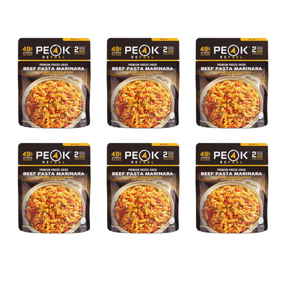 Beef Pasta Marinara - 6-Pack - Meals
