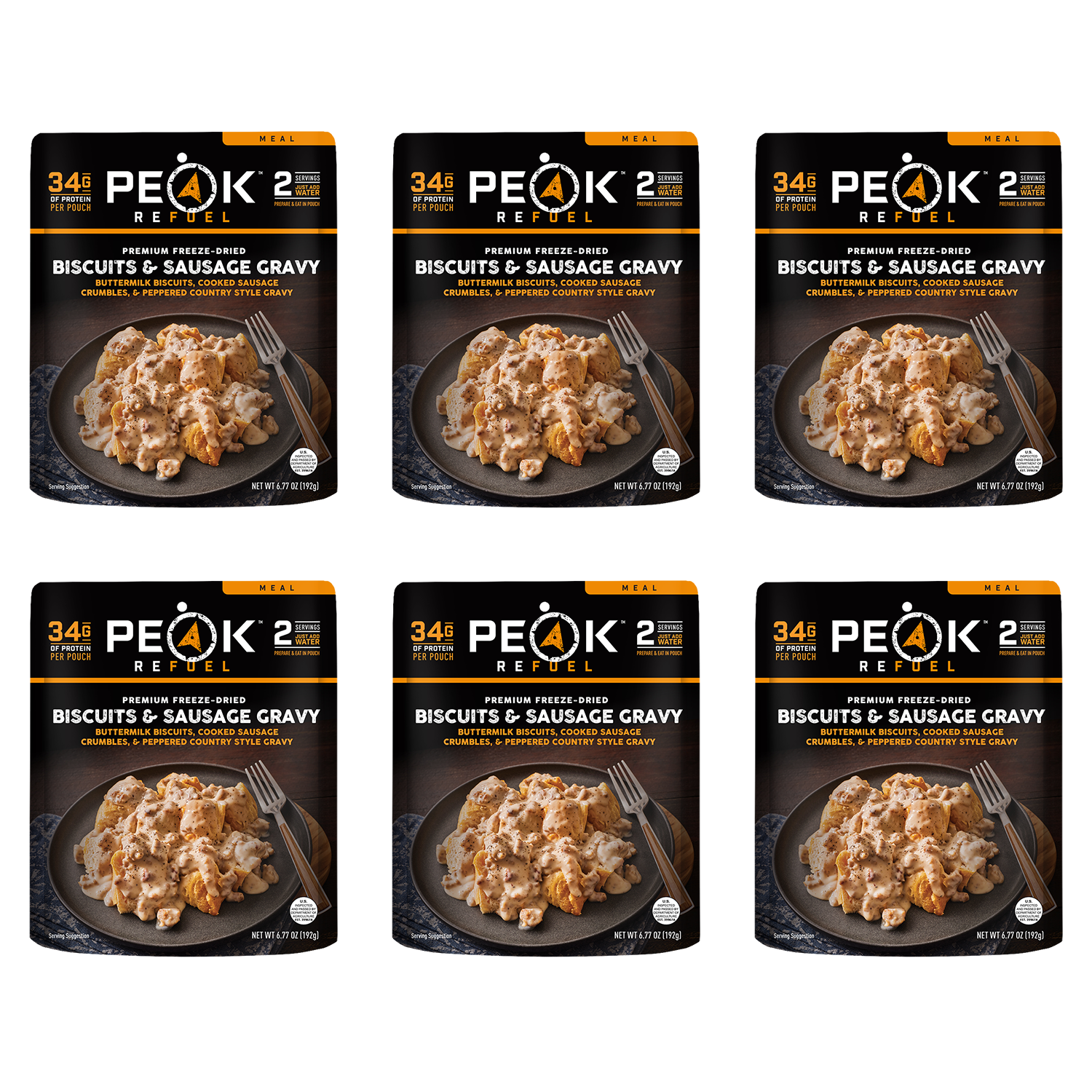 Biscuits & Sausage Gravy - 6-Pack - Meals