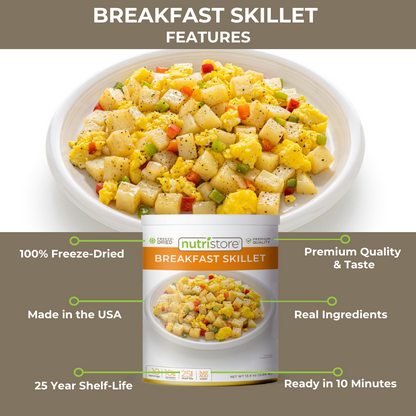 Breakfast Skillet Freeze Dried - #10 Can - Meals